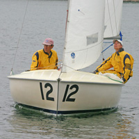 Dave and Kim Thinel at Flying Scot 50th Anniversary